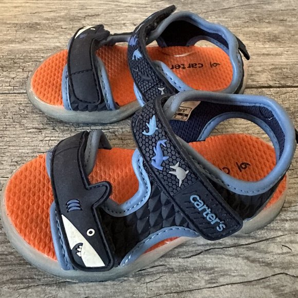 Carter's Shoes Carters Kids Every Step Swim Baby Boys Shark Walking